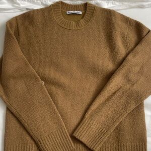 Acne Men's Tan Crewneck Sweater